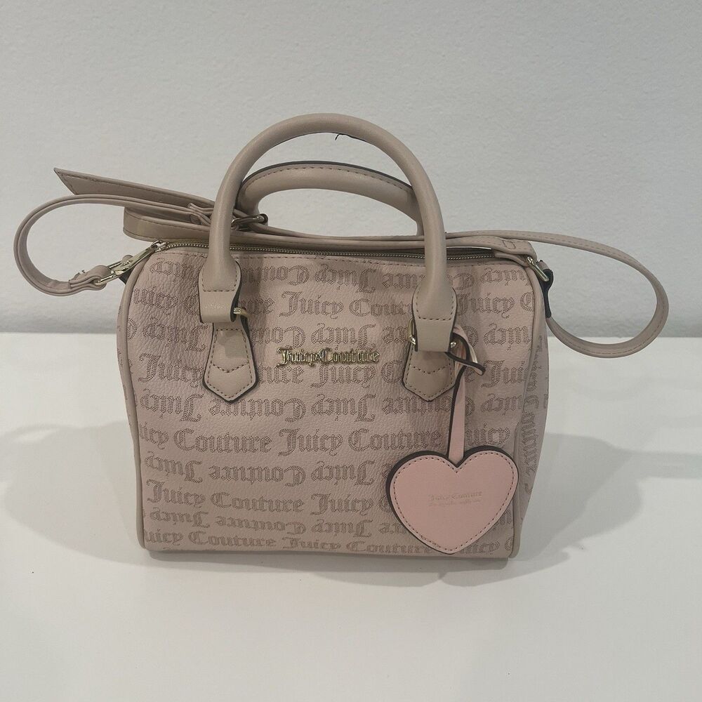 Juicy Couture Barrel Purse Crossbody Sandstone Bag